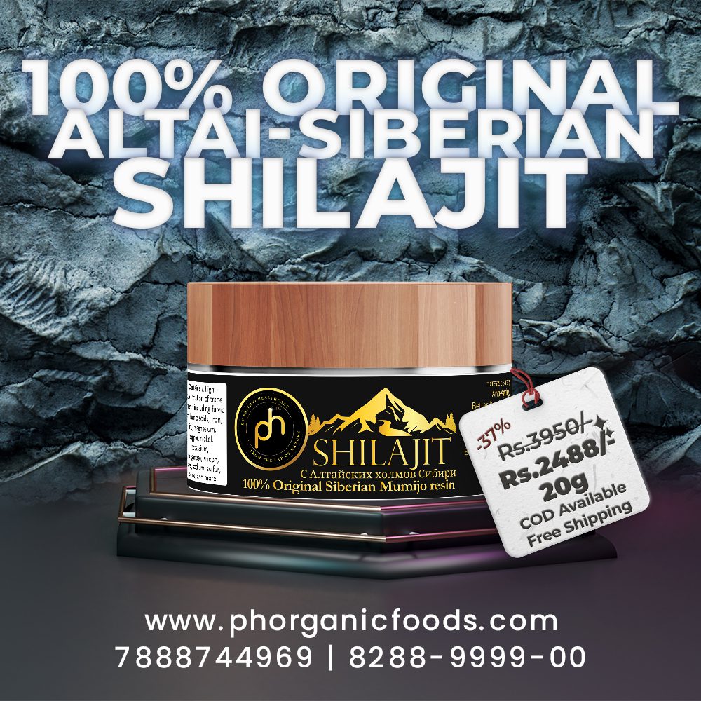 PHs 100% Original Siberian Altai Shilajit 20g Mumijo | 85+ Minerals for overall rejuvenation