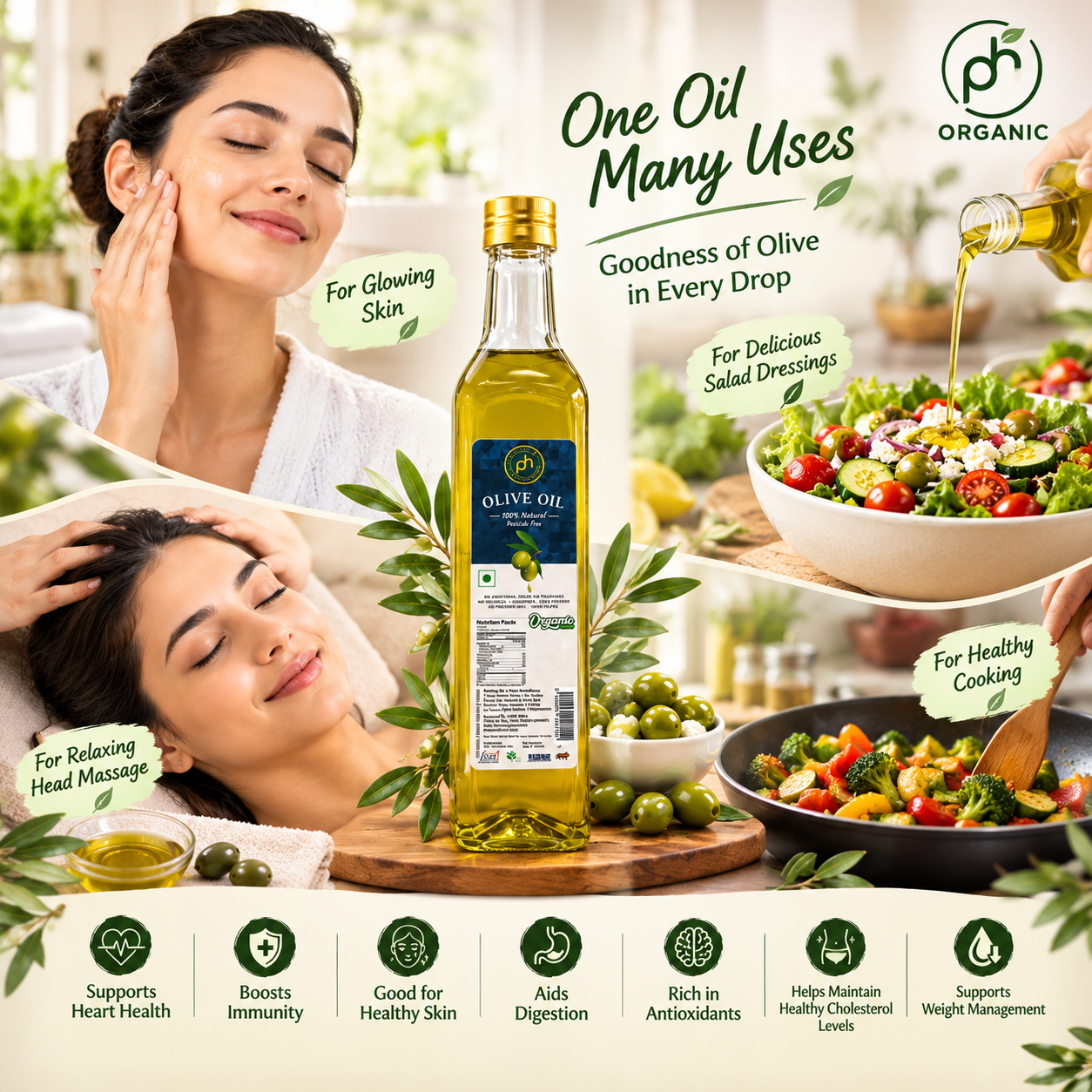 Olive Oil Organic 500 ML - Image 2