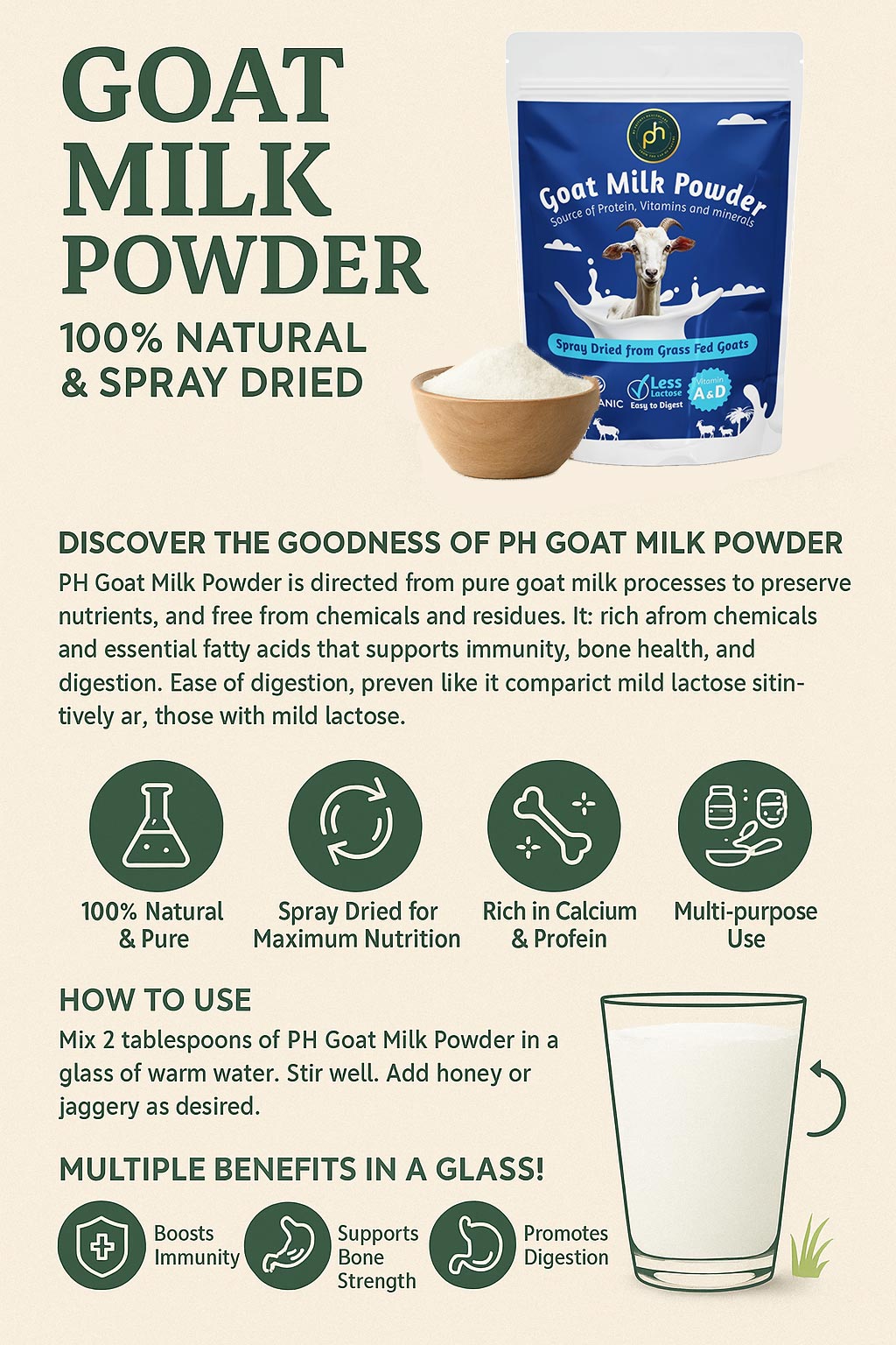 goat milk powder details