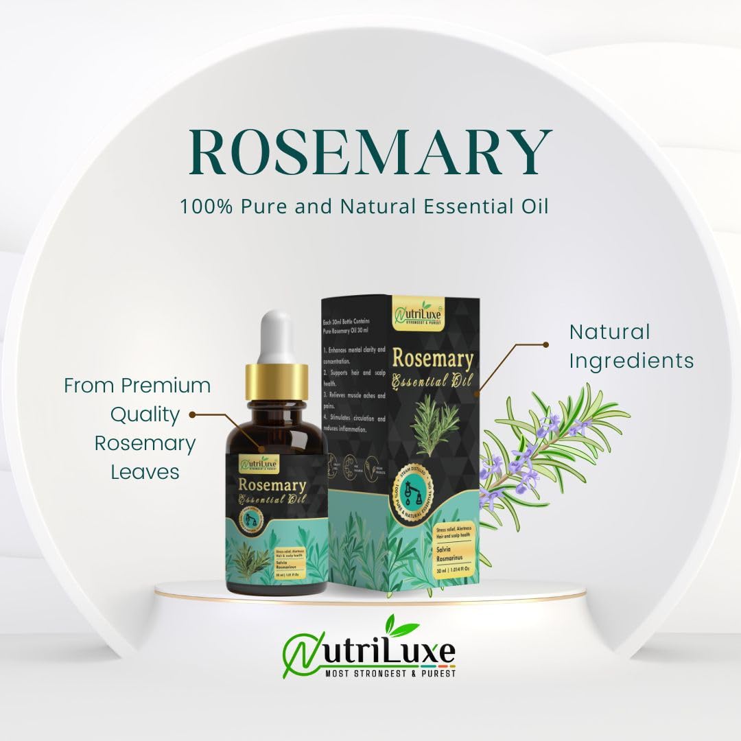Nutriluxe Rosemary Essential Oil 30 ML - Image 3