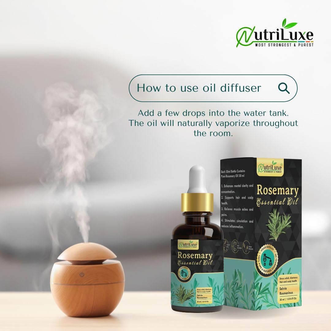 Nutriluxe Rosemary Essential Oil 30 ML - Image 4