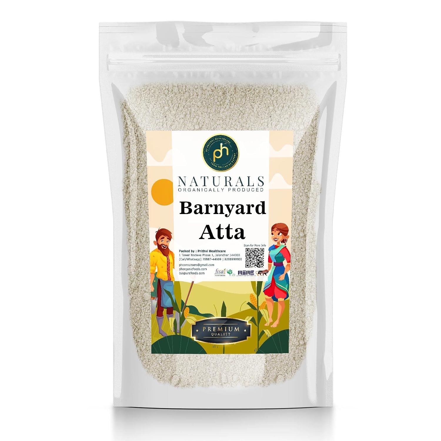 PH Organic Barnyard Millet Flour 1kg